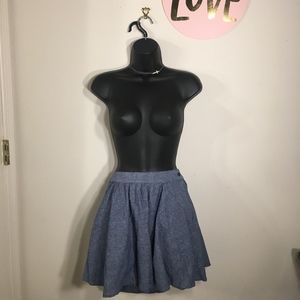 Love Fire Blue Skirt